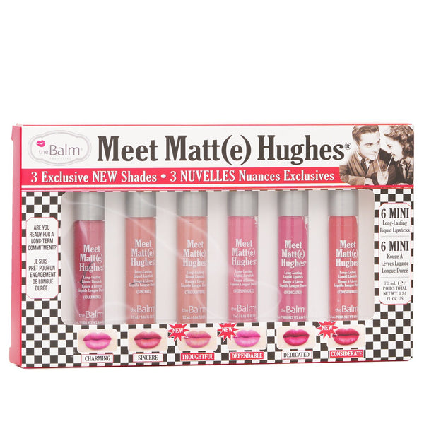 ザバーム  Meet Matt(e) Hughes 6 Mini Long Lasting Liquid Lipsticks Kit - Vol. 14   6x1.2ml/0.04oz