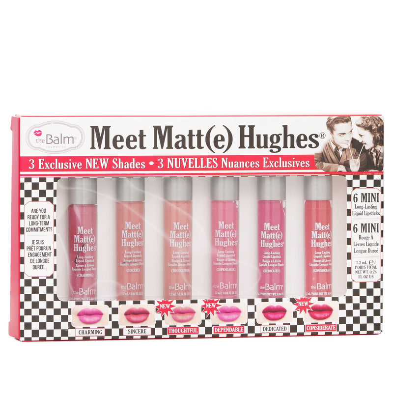 ザバーム  Meet Matt(e) Hughes 6 Mini Long Lasting Liquid Lipsticks Kit - Vol. 14   6x1.2ml/0.04oz