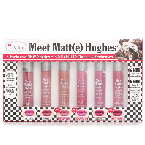 ザバーム  Meet Matt(e) Hughes 6 Mini Long Lasting Liquid Lipsticks Kit - Vol. 14   6x1.2ml/0.04oz
