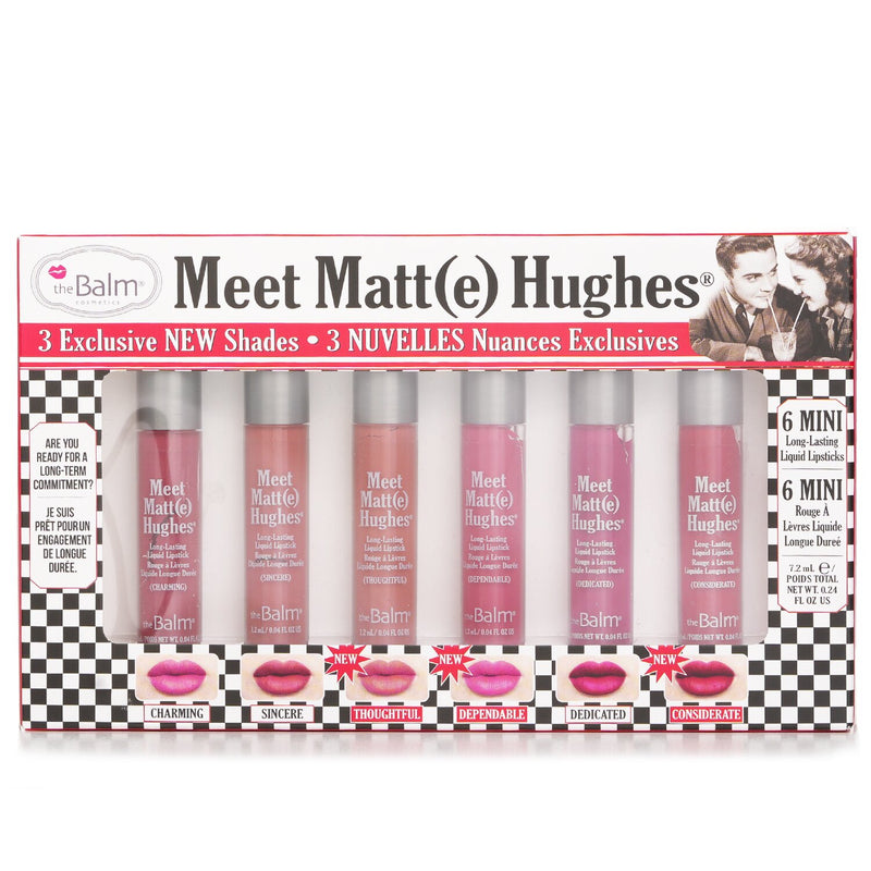 ザバーム  Meet Matt(e) Hughes 6 Mini Long Lasting Liquid Lipsticks Kit - Vol. 14   6x1.2ml/0.04oz