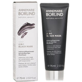 アンネマリー ボーリンド  2 in 1 ブラック マスク - 大きな毛穴 混合肌用集中ケア マスク   75ml/2.53oz
