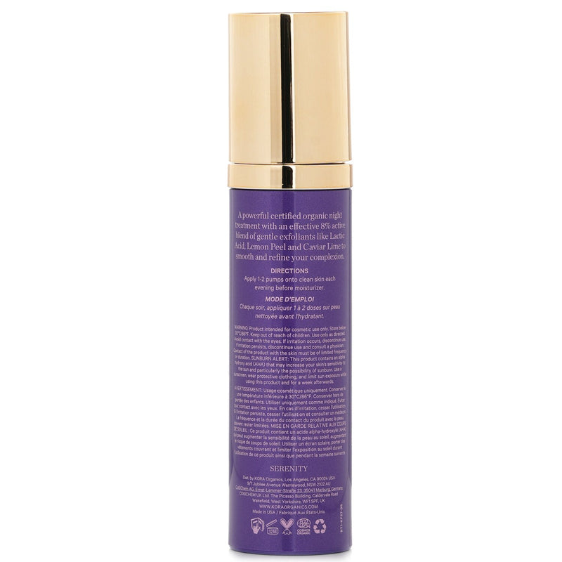 コラ オーガニックス  ノニ ナイト AHA リサーフェイシング セラム   30ml/1.01oz