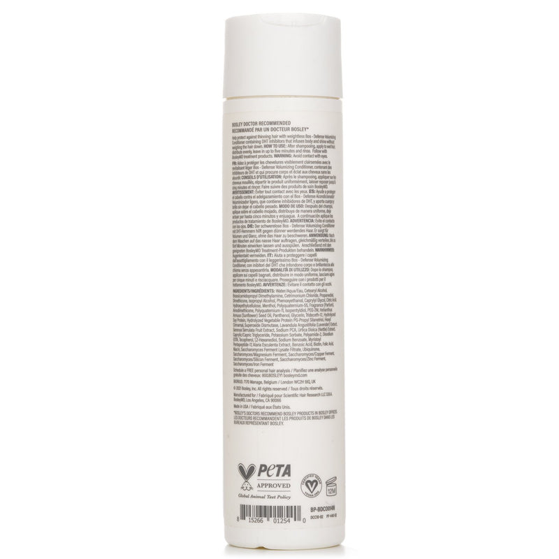 ボスリー  BosleyMD BosDefense Color Safe Volumizing Conditioner   300ml/10.1oz