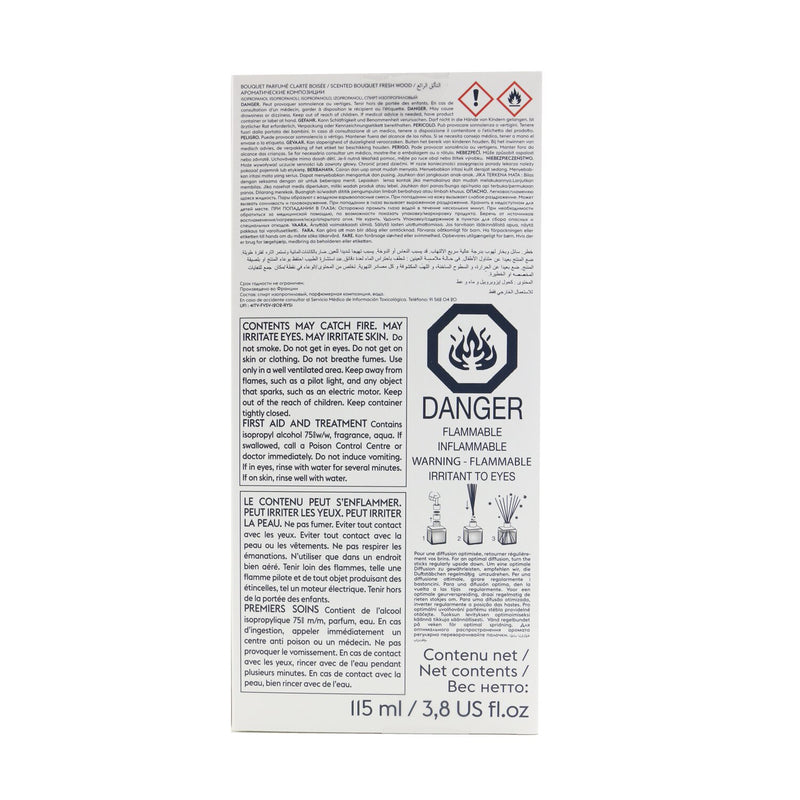 ランプベルジェ  Clarity Grey Pre-Filled Reed Diffuser - Fresh Wood   115ml/3.8oz