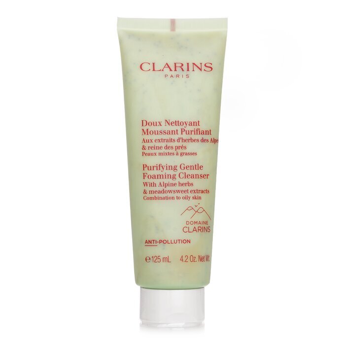 Clarins Purifying Gentle Foaming Cleanser with Alpine Herbs & Meadowsweet Extracts - Combination to Oily Skin 125ml/4.2oz