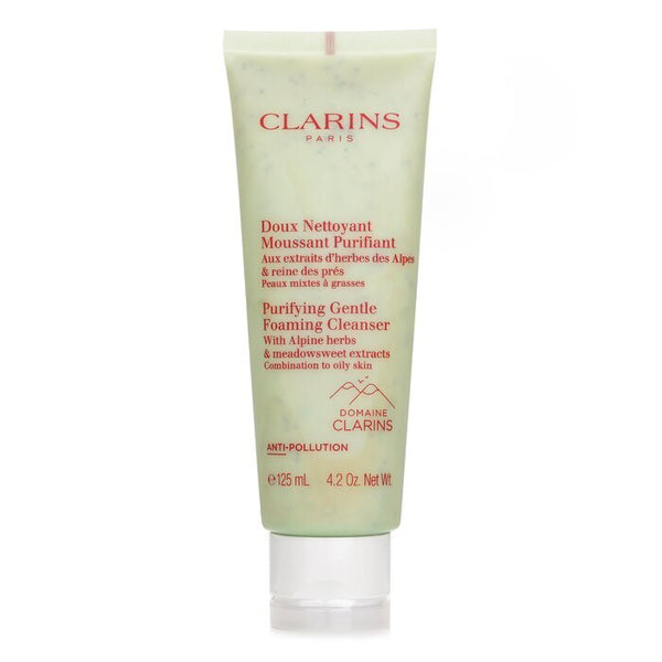 Clarins Purifying Gentle Foaming Cleanser with Alpine Herbs & Meadowsweet Extracts - Combination to Oily Skin 125ml/4.2oz