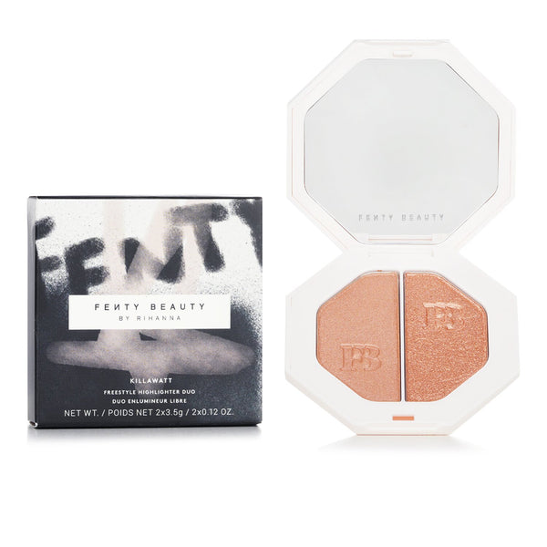 フェンティビューティー by リアーナ  キラワット フリースタイル ハイライター デュオ - # Afternoon Snack / Mo' Hunny   2x3.5g/0.12oz