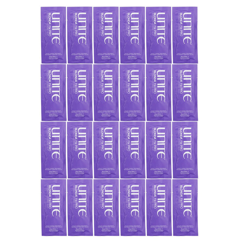 ユナイト  BLONDA Fix PRO Violet Toning Treatment (Salon Product)   24x30ml/1oz