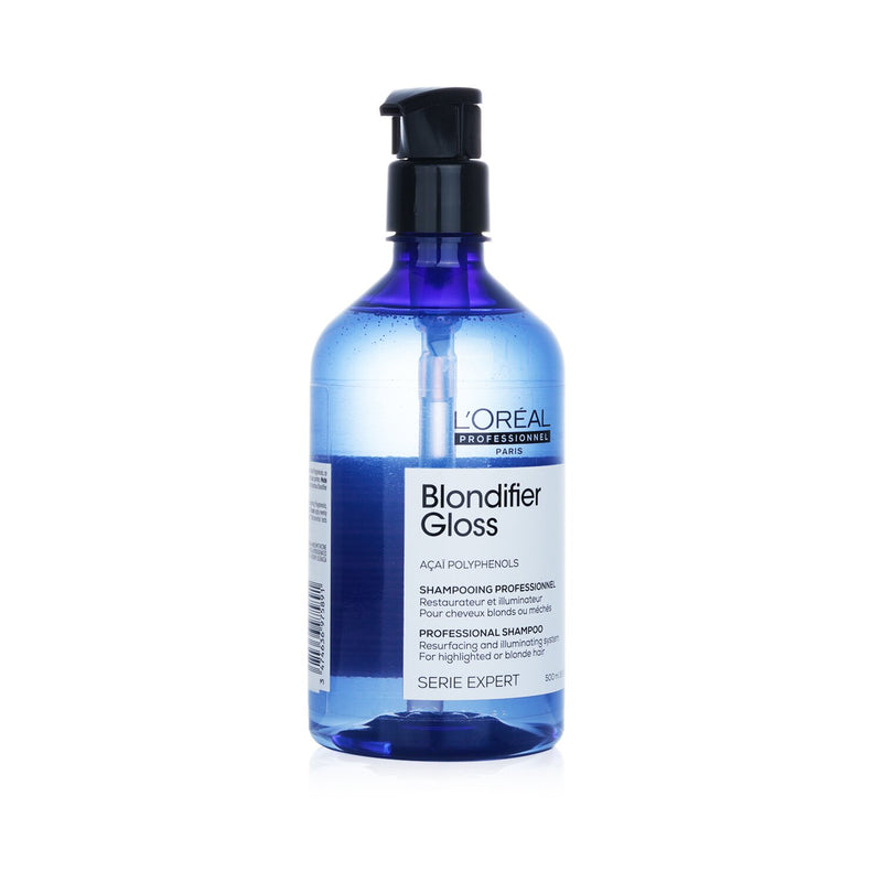 ロレアル  Professionnel Serie Expert - Blondifier Gloss Acai Polyphenols Resurfacing and Illuminating System Shampoo (For Blonde Hair)   500ml/16.9oz