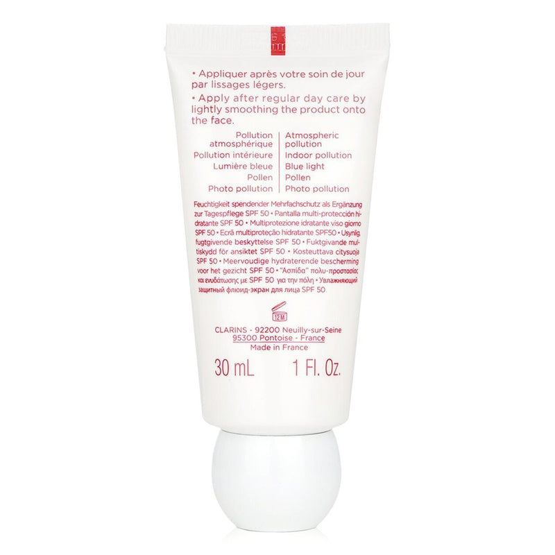 クラランス  UVプラス[5P] アンチポリューション マルチプロテクション モイスチャライジング スクリーン SPF50 トランスルーセント   30ml/1oz