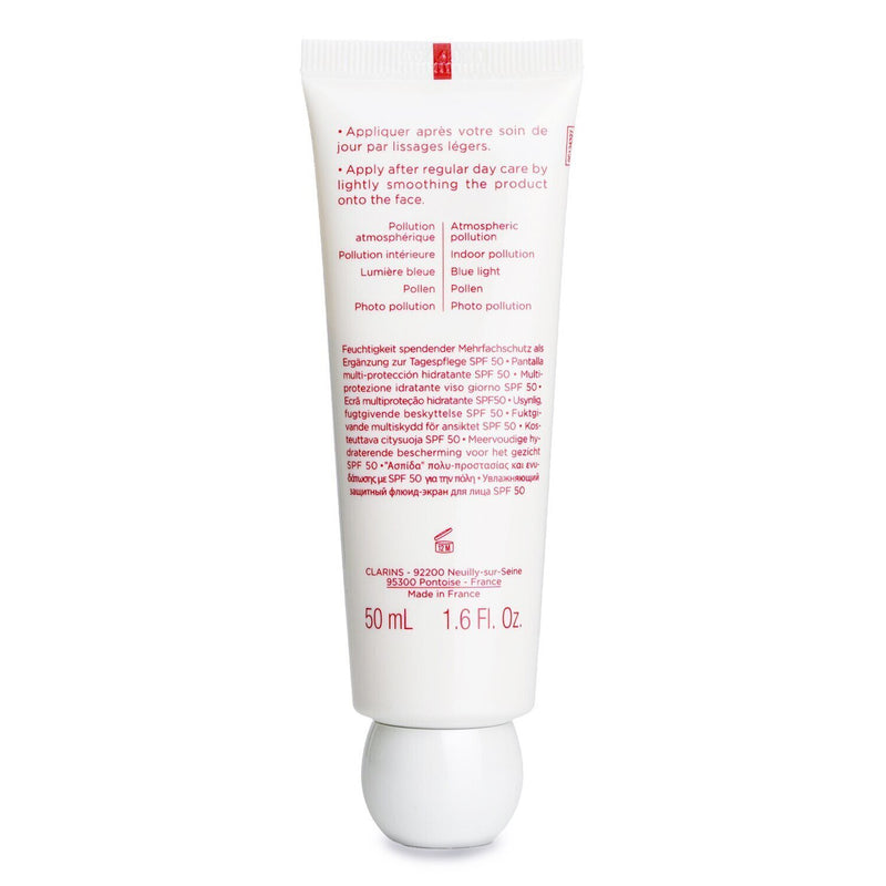 クラランス  UVプラス [5P] アンチポリューション マルチプロテクション モイスチャライジング スクリーン SPF50 - トランスルーセント   50ml/1.6oz