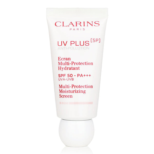 クラランス  UVプラス [5P] アンチポリューション マルチプロテクション モイスチャライジング スクリーン SPF50 - ローズ   30ml/1oz