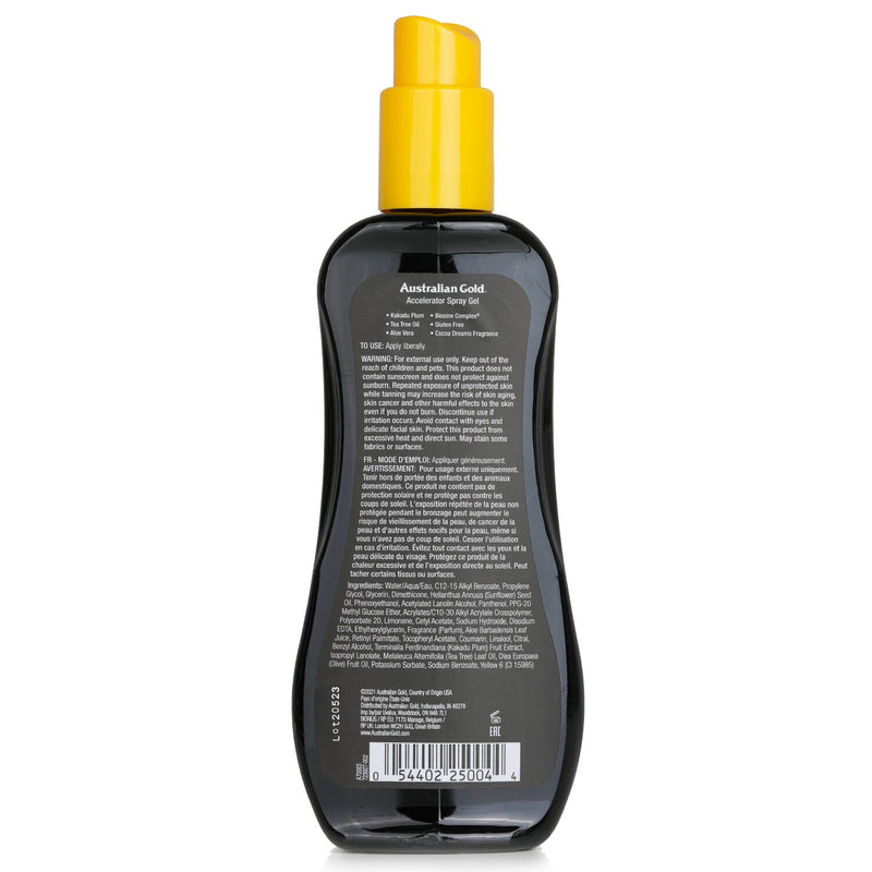 オーストラリアンゴールド  Dark Tanning Accelerator Spray Gel   237ml/8oz