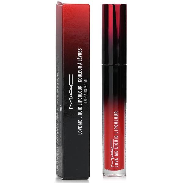 マック  ラブ ミー リキッド リップカラー - # 492 イェー、アイム ファンシー (インテンス レッド オレンジ)   3.1ml/0.1oz
