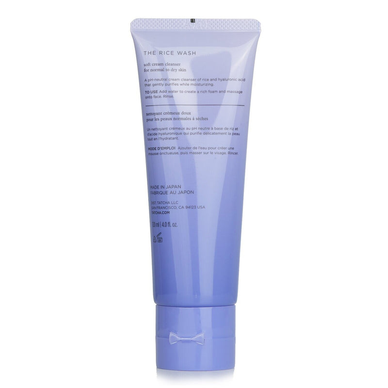 タッチャ  ザ・ライスウォッシュ - ソフトクリームクレンザー (普通〜乾燥肌用)   120ml/4oz