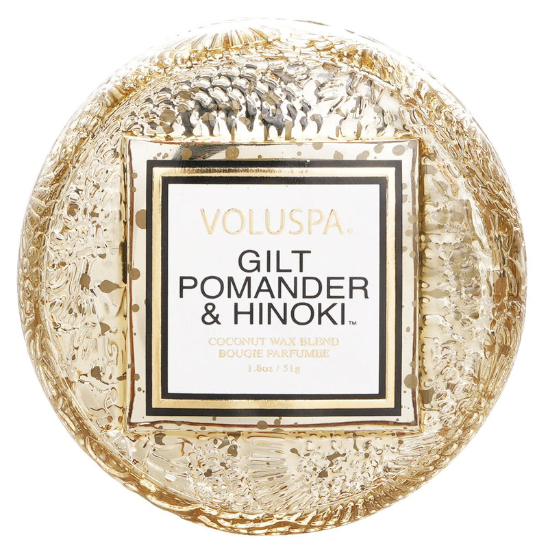 ボルスパ  Macaron Candle - Gilt Pomander & Hinoki   51g/1.8oz