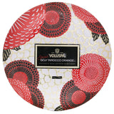 ボルスパ  3 Wick Decorative Tin Candle - Spiced Goji Tarocco Orange   340g/12oz