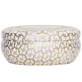 ボルスパ  3 Wick Decorative Tin Candle - Suede Blanc   340g/12oz