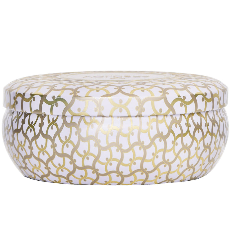 ボルスパ  3 Wick Decorative Tin Candle - Suede Blanc   340g/12oz