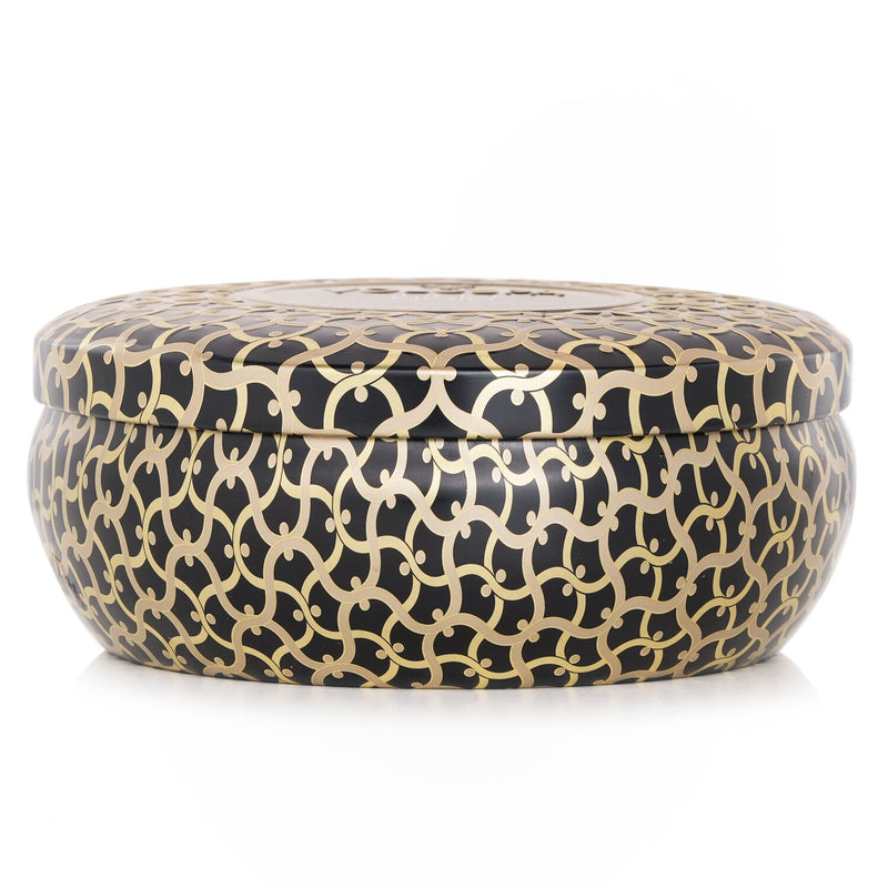 ボルスパ  3 Wick Decorative Tin Candle - Suede Noir   340g/12oz