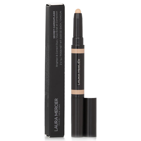 ローラ メルシエ  シークレット カモフラージュ ブライトン&コレクト デュオ - # 1W ウォームアンダートーンフェア   2x1g/0.03oz