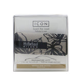 ミッレフィオーリ  Icon Textile Floral Car Air Freshener - Vanilla & Wood   1pc