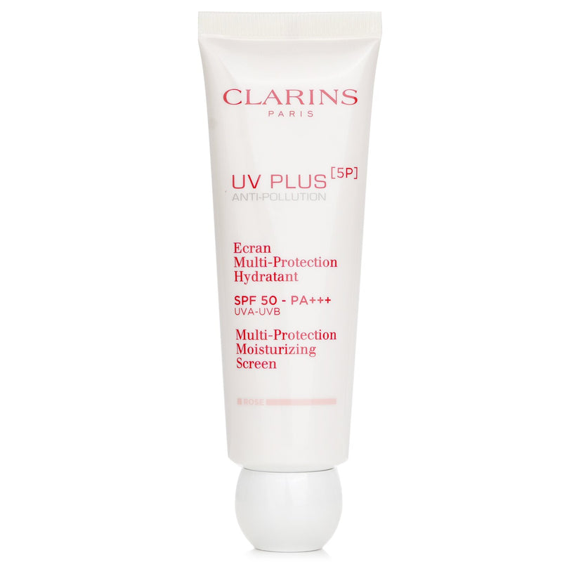 クラランス  UVプラス[5P] アンチポリューション マルチプロテクション モイスチャライジングスクリーン SPF50・ローズ   50ml/1.6oz