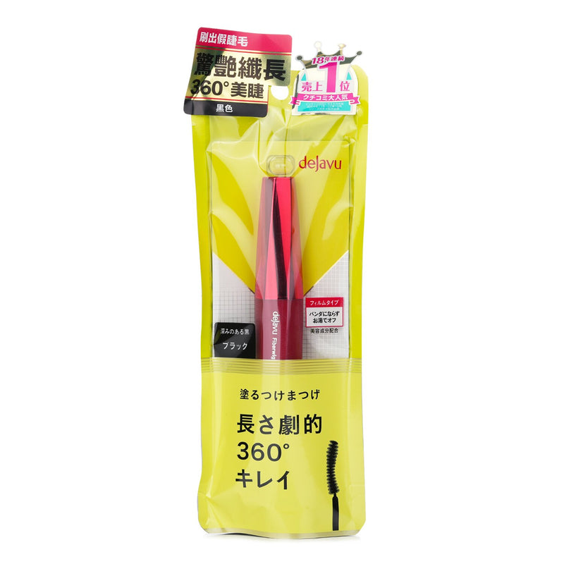 デジャヴュ  Fiberwig Ultra Long Mascara E - # Pure Black   7.2g/0.24oz