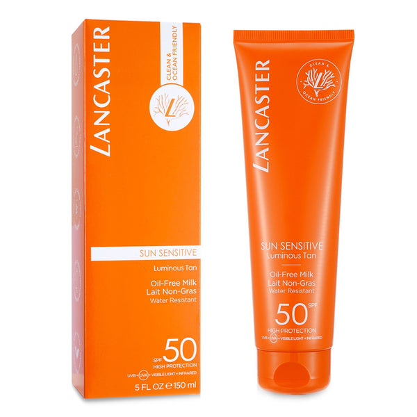 ランカスター  サン センシティブ ルミナス タン - オイルフリー ミルク SPF50   150ml/5oz