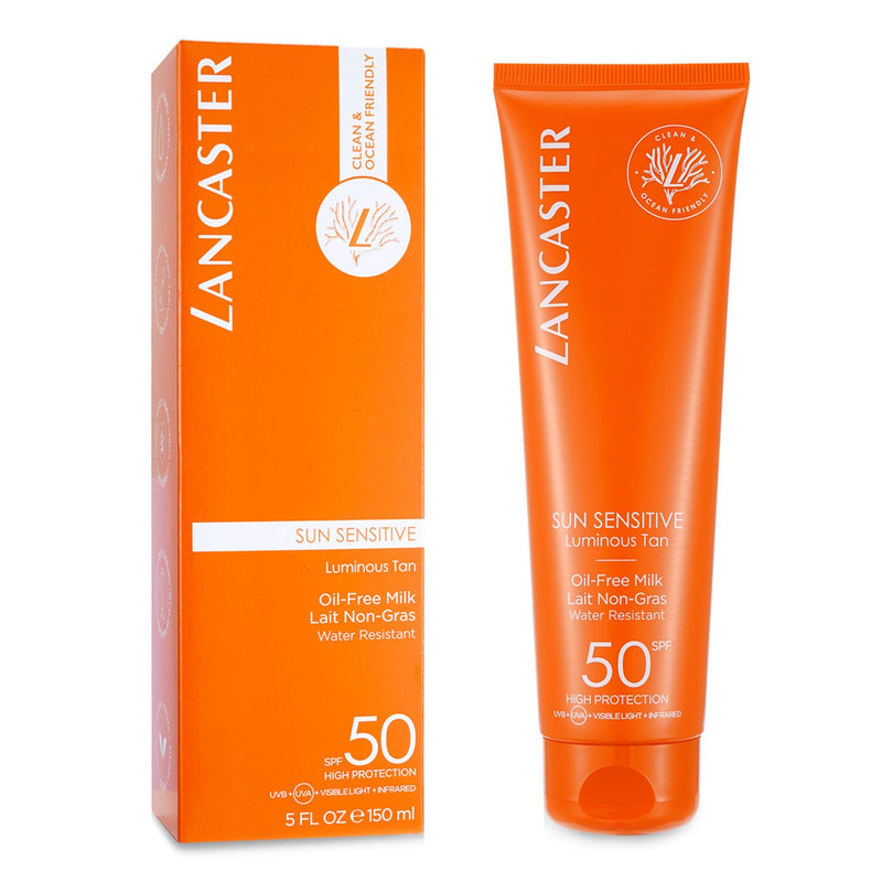 ランカスター  サン センシティブ ルミナス タン - オイルフリー ミルク SPF50   150ml/5oz