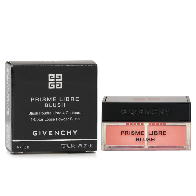 ジバンシィ  Prisme Libre Blush 4 Color Loose Powder Blush - # 6 Flanelle Rubis (Brick Red)   4x1.5g/0.0525oz