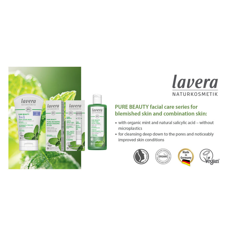 ラヴェーラ  Pure Beauty 3 In 1 Wash, Scrub, Mask - For Blemished & Combination Skin   125ml/4oz