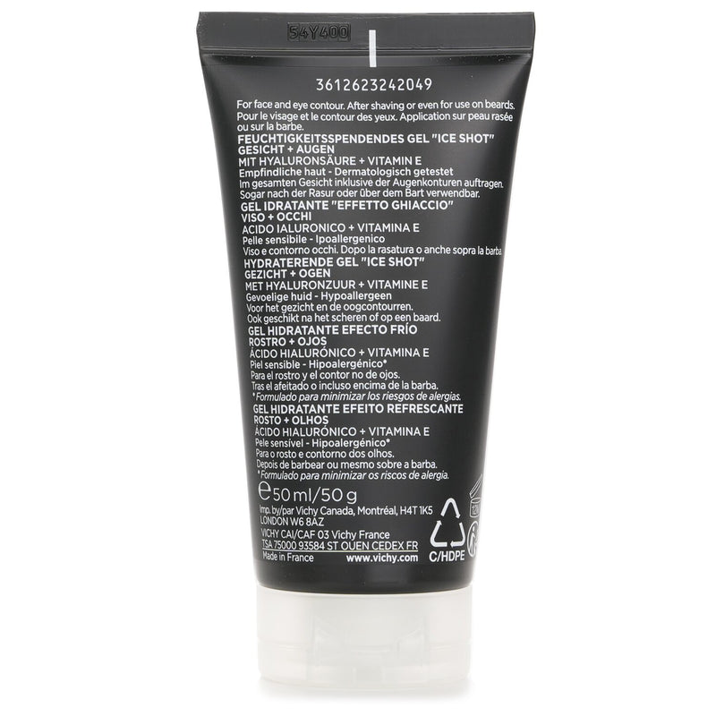 ヴィシー  Homme Hydra Cool+ - Hydrating Gel "Ice Shot" With Hyaluronic Acid (For Face & Eyes)   50ml/1.69oz
