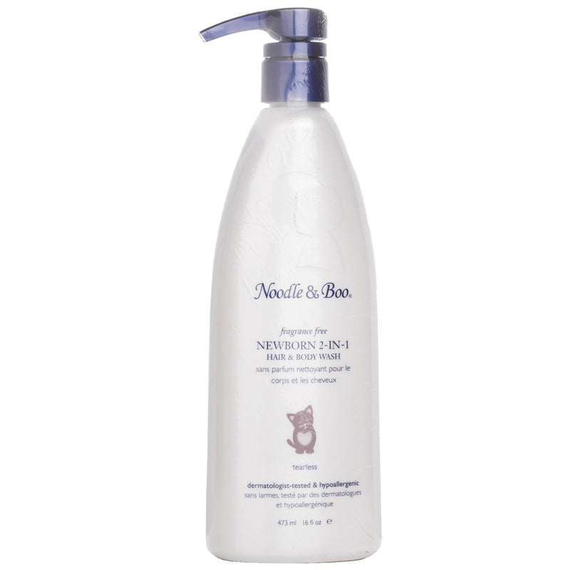 ヌードル&ブー  Newborn 2-in-1 Hair & Body Wash - Fragrance Free   473ml/16oz