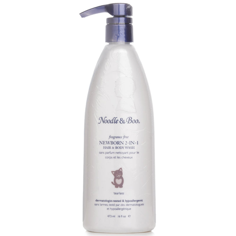 ヌードル&ブー  Newborn 2-in-1 Hair & Body Wash - Fragrance Free   473ml/16oz
