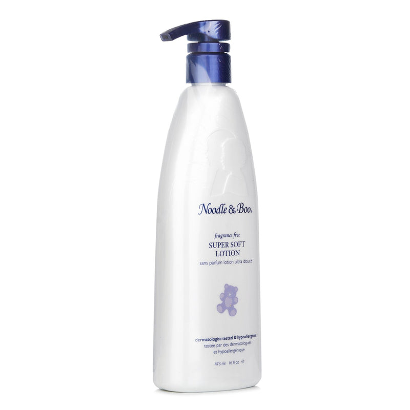 ヌードル&ブー  Super Soft Lotion - Fragrance Free - For Face & Body  (Dermatologist-Tested & Hypoallergenic)   473ml/16oz