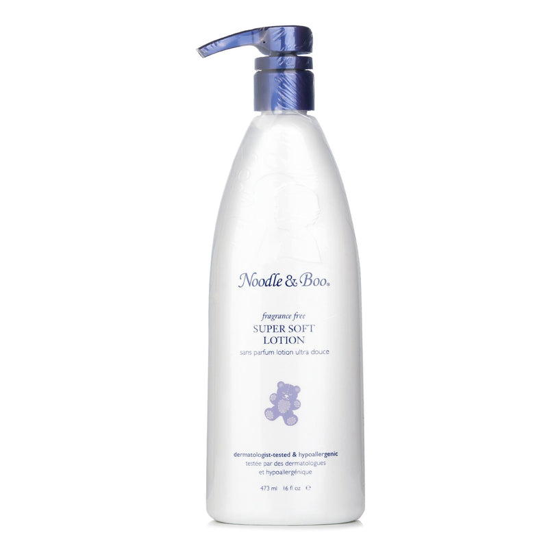 ヌードル&ブー  Super Soft Lotion - Fragrance Free - For Face & Body  (Dermatologist-Tested & Hypoallergenic)   473ml/16oz
