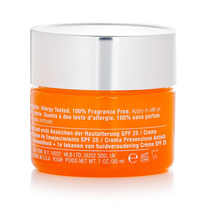 クリニーク  スーパーディフェンス SPF25 ファティーグ＋ファーストサインオブエイジ マルチコレクティングクリーム - ベリードライからドライのコンビネーション   30ml/1oz
