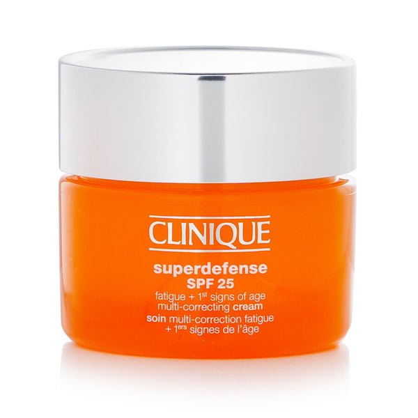 クリニーク  スーパーディフェンス SPF25 ファティーグ＋ファーストサインオブエイジ マルチコレクティングクリーム - ベリードライからドライのコンビネーション   30ml/1oz