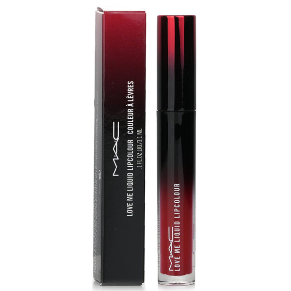 マック  ラブ ミー リキッド リップカラー - # 495 アドア ミー (ミッドトーン ブルー レッド)   3.1ml/0.1oz
