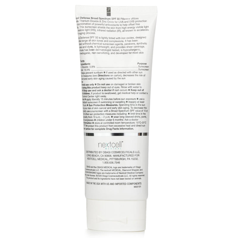 オバジ  SUZANOBAGIMD Physical Defense Broad Spectrum Mineral Sunscreen SPF 50 PA+++ (Lightly Tinted, Lightweight, & Sheer)   96.3g/3.4oz