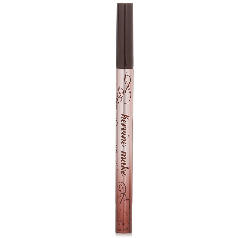 キスミー  ヒロインメイク プライム リキッドアイライナー リッチキープ - #03 ナチュラルブラウン   0.4ml/0.0133oz