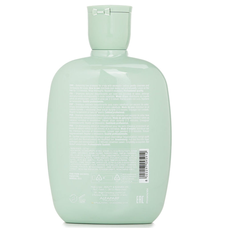アルファパルフ  Semi Di Lino Scalp Rebalance Balancing Low Shampoo (Oily Skin) (Salon Product)   250ml/8.45oz
