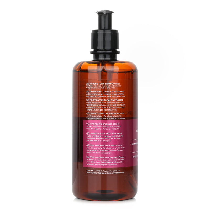 アピヴィータ  Women's Tonic Shampoo with Hippophae TC & Laurel (Helps Improve Hair Thickness)   500ml/16.9oz