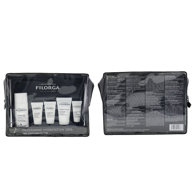 フィロルガ  100% ハイドレーション ルーチン セット: オキシジェン ピール 50ml+メソ マスク 7ml + ハイドラヒアル 7ml + ハイドラフィラー 15ml+ オキシジェン グロウ アイズ 4ml + バッグ   5pcs+1bag