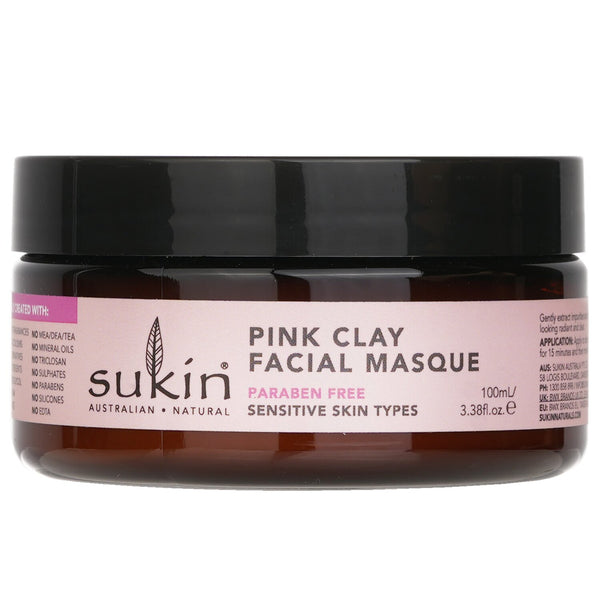 スーキン  センシティブ ピンク クレイ フェイシャル マスク (敏感肌用)   100ml/3.38oz