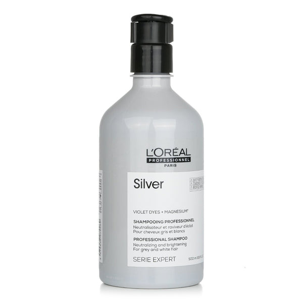 ロレアル  Professionnel Serie Expert - Silver Violet Dyes + Magnesium Neutralising and Brightening Shampoo (For Grey and White Hair)   500ml/16.9oz