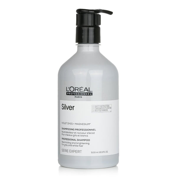 ロレアル  Professionnel Serie Expert - Silver Violet Dyes + Magnesium Neutralising and Brightening Shampoo (For Grey and White Hair)   500ml/16.9oz