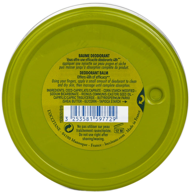 ロクシタン  Verveine (ヴァーベナ) デオドラント - アルミニウム塩0％配合   50g/1.7oz