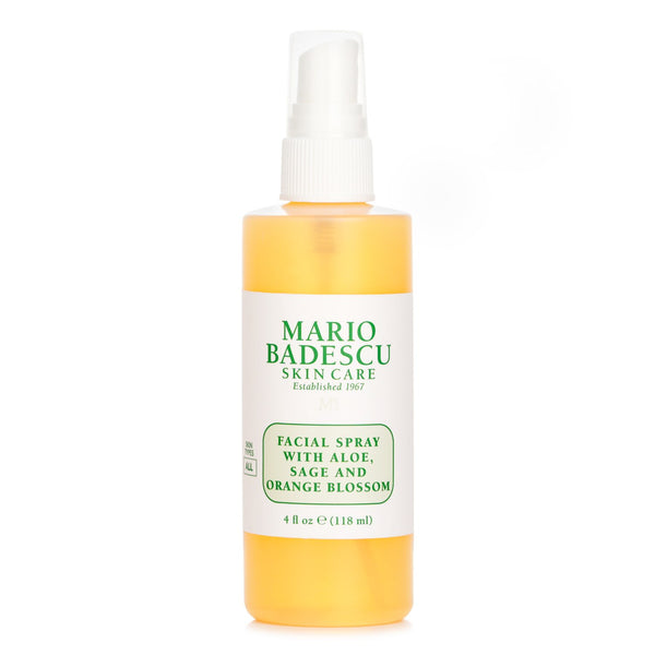 マリオ バデスク  アロエ、セージ、オレンジ ブロッサムのフェイシャル スプレー   118ml/4oz